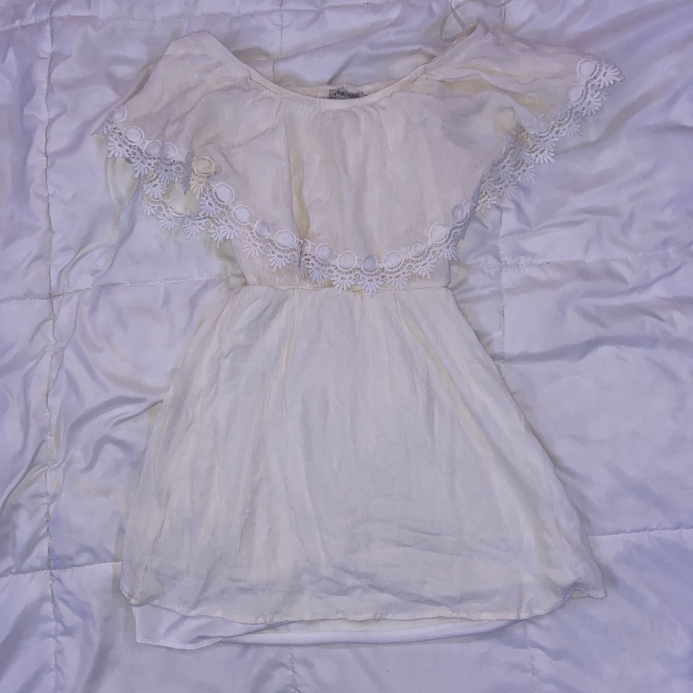 off the shoulder dress